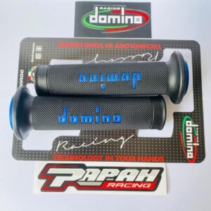 HANDGRIP GRIP DOMINO RACING BLACK BLUE