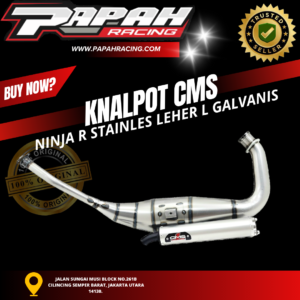 KNALPOT CMS NINJA R SS LEHER L GALVANIS