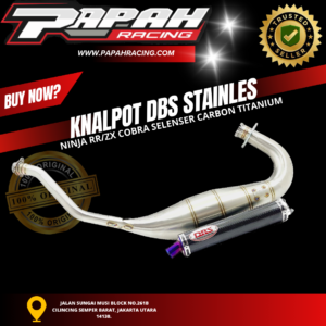 KNALPOT DBS STAINLES COBRA NINJA RR ZX SILENCER CARBON/TITANIUM