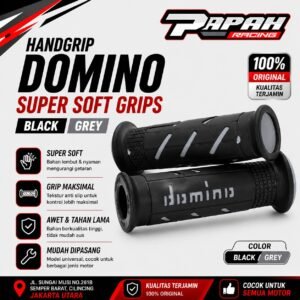HANDGRIP GRIP DOMINO SUPER SOFT GRIPS BLACK GREY