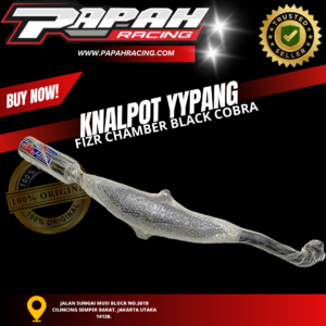 KNALPOT YYPANG FIZR CHAMBER BLACK COBRA